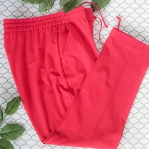 New York & Company Stretch Drawstring Pants in Red